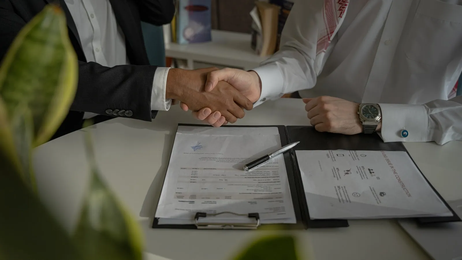 Signature d'acte en office notarial